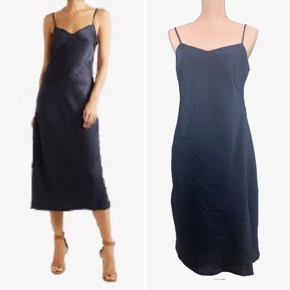 Banana Republic Cascade Satin Slip Dress, Size 4